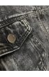 Dámská jeansová bunda MODA7115 černá