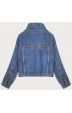 Dámská jeansová bunda MODA1700 modrá