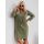 Dámské bavlněné šaty MODA719 zelené