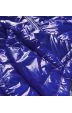 Dámská lesklá prošívaná jarní bunda MODA9560 modrá