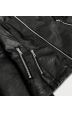 Dámská koženkovaá bunda MODA0116 černá