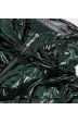 Lesklá dámská prošívaná jarní bunda MODA573 zelená