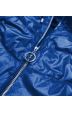 Dámská jarní bunda s kapucí MODA005BIG modrá