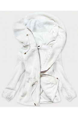 Dámská kožešinová bunda MODA596 bílá