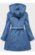 Dámský kabát MODA229 modrý