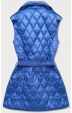 Dámská prošívaná vesta MODA221 modrá