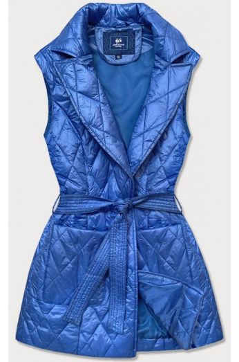 Dámská prošívaná vesta MODA221 modrá