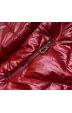Lesklá dámská zimní bunda MODA1008 červená