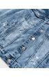 Dámská jeansová bunda MODA8631 modrá