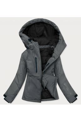 Dámská lyžařská zimní bunda MODA012 tmavě šedá 