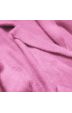 Dlouhý dámský vlněný kabát alpaka MODA102 růžový