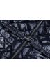 Prošívaná dámská jarní bunda s páskem MODA2208 tmavěmodrá