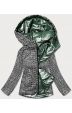 Dámská oboustranná zimní bunda MODA9795 zelená