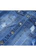 Dámská jeansová bunda MODA362 modrá