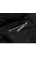 Dámská přechodná bunda MODA037BIG černo-bílá