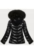 Dámská lesklá zimní bunda MODA773 černá