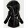 Dámská prošívaná podzimní bunda MODA8101BIG černá