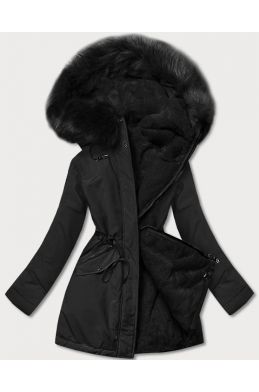 Teplá dámská zimní bunda MODA610 černá