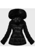 Lesklá dámská zimní bunda MODA8090 černá