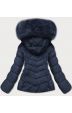 Krátká dámská zimní bunda MODAY043 tmavěmodrá