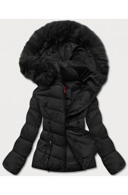 Krátká dámská zimní bunda MODAY043 černá