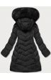Dámska zimná bunda  s kapucňou MODAY045 černá