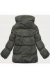 Dámská krátká zimní bunda MODA729 khaki