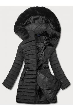 Dámská prošívaná zimní bunda MODA9865BIG černá