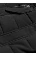 Asymetrická dámská zimní bunda MODA1301 černá