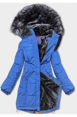 Dámská zimní bunda M-21305 modrá