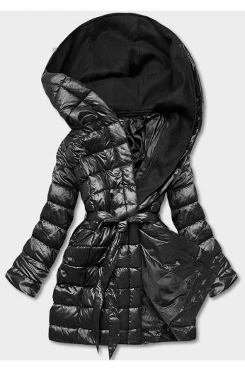 Dámská prošívaná zimní bunda L22-9862 černá