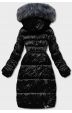 Dámská metalická zimní bunda MODA8073 černá