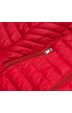Dámská prošívaná jarní bunda MODA0124 červená