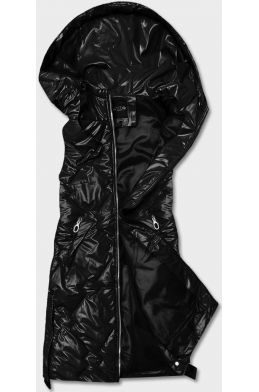 Dámská vesta s kapucí MODA6028 černá