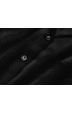 Krátký vlněný dámský kabát alpaka MODA7108-1 černý