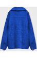 Krátký vlněný kabát MODA553 modrý 2
