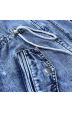 Dámská jeansová bunda MODA7120 modrá