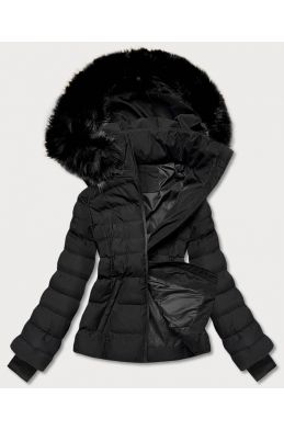 Krátká dámská zimní bunda MODA768 černá