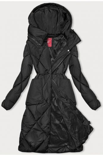 Dámská zimní bunda s límcem MODA3021 černá