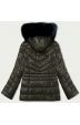 Dámská zimní bunda MODA775 khaki