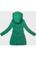 Dámská zimní bunda s kožíškem MODA3023 zelená