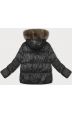 Dámská zimní bunda s kapucí MODA8205BIG černá