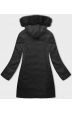 Dámská oboustranná zimní bunda MODA8203BIG bežovo-černá