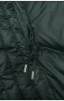Dlouhá dámská zimní bunda MODA8201 zelená