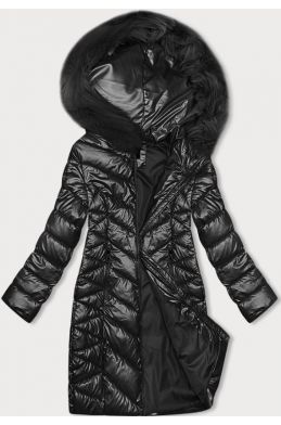 Prošívaná dámská zimní bunda MODA9100 černá