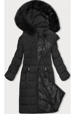 Dámská zimní bunda s kapucí MODA9126 černá
