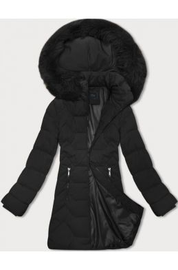 Dámská zimní bunda s kapucí MODA9121 černá