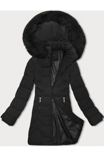 Dámská zimní bunda s kapucí MODA9121 černá
