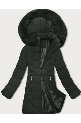 Dámská zimní bunda s kapucí MODA9121 army