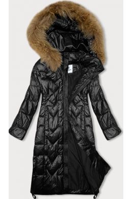 Dámská dlouhá zimní bunda MODA2203 černá